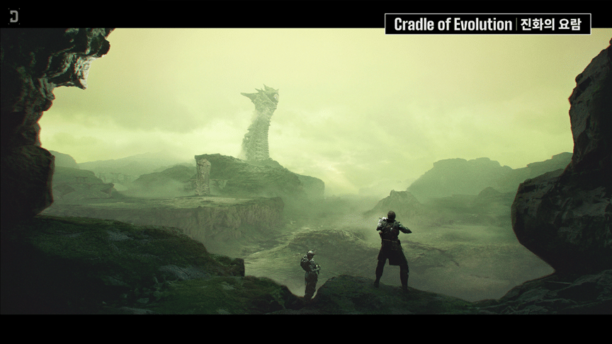 A promotional view of Cradle of Evolution