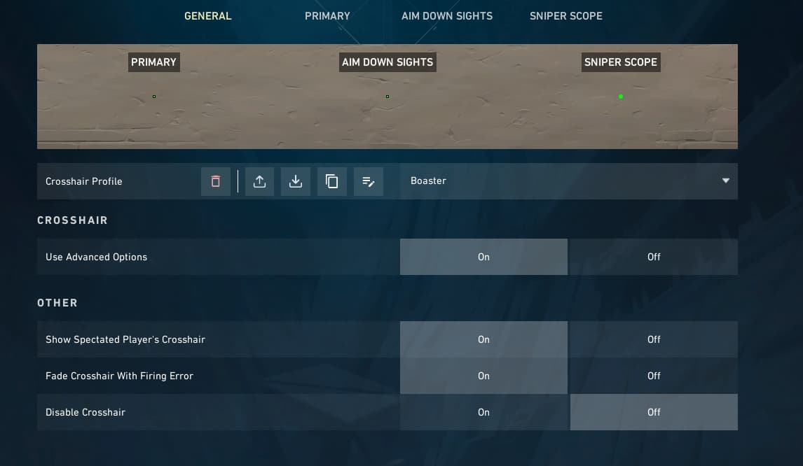 Best Settings