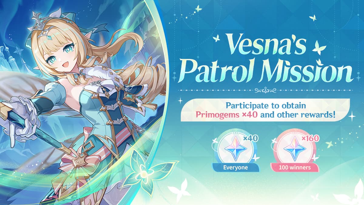 Официальная иллюстрация Vesna’s Patrol Mission с обычной наградой и отдельным розыгрышем