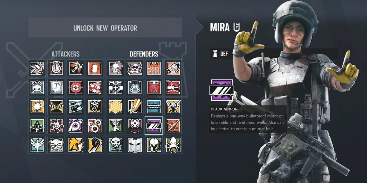 Best Operators in Rainbow Six Siege