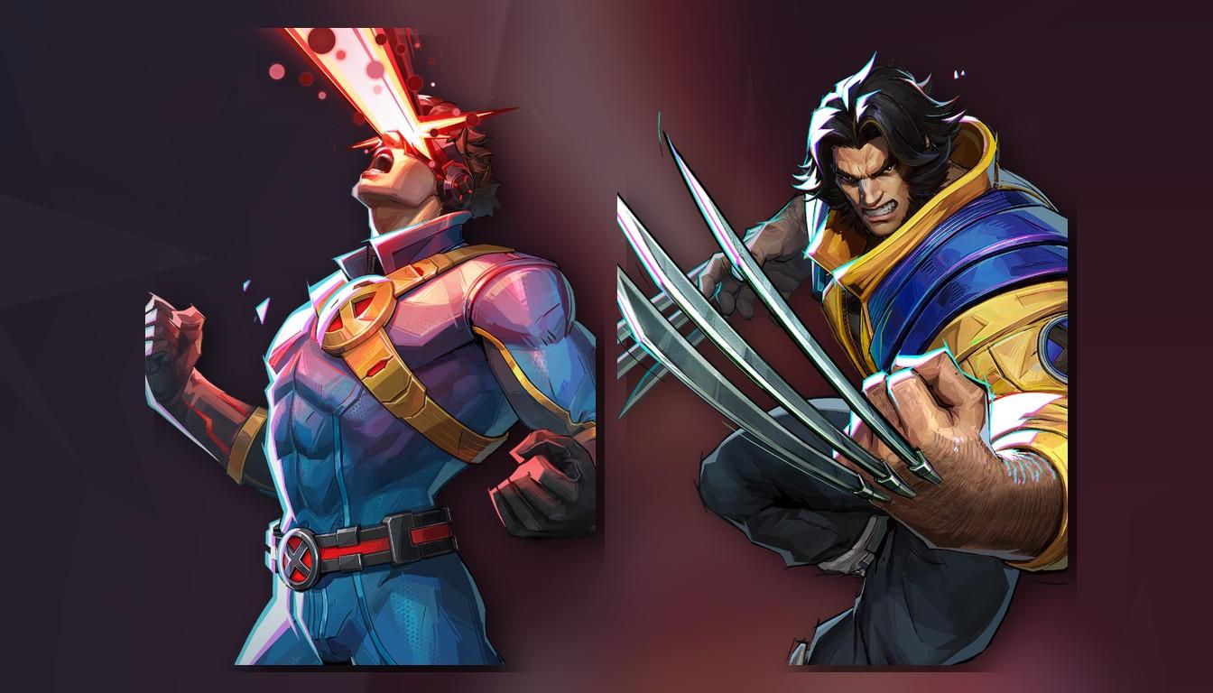 Cyclops и Wolverine, участники командного усиления Blast Slash