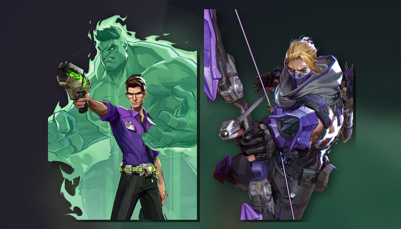 Hulk and Hawkeye ready for battle side by side