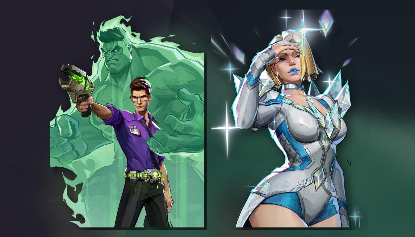 Bruce Banner with Hulk and Emma Frost, whose abilities break through Chain-CC Protection