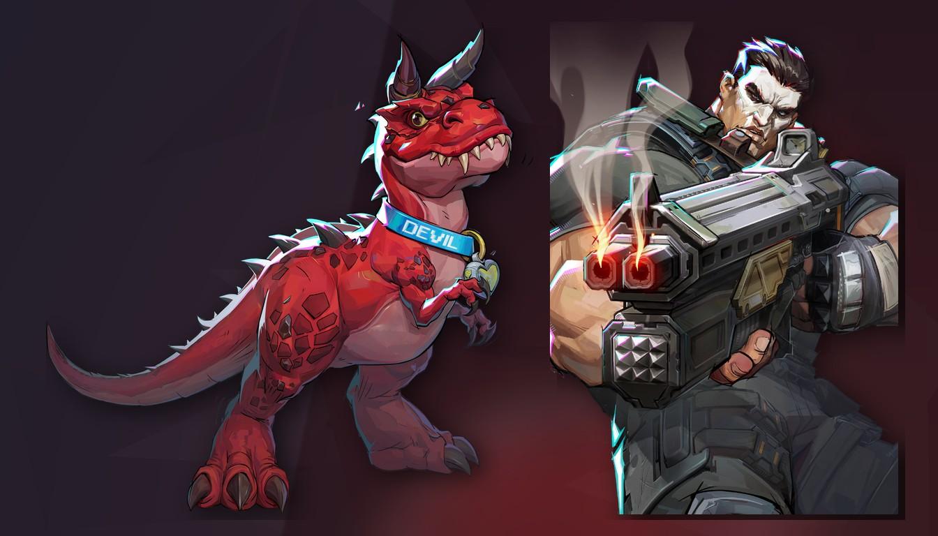 Devil Dinosaur and The Punisher, the Primal Punishment pair