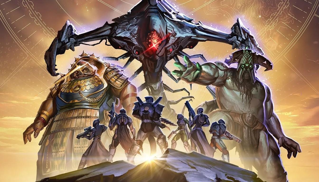 Armored Guardians standing against the Pantheon bosses