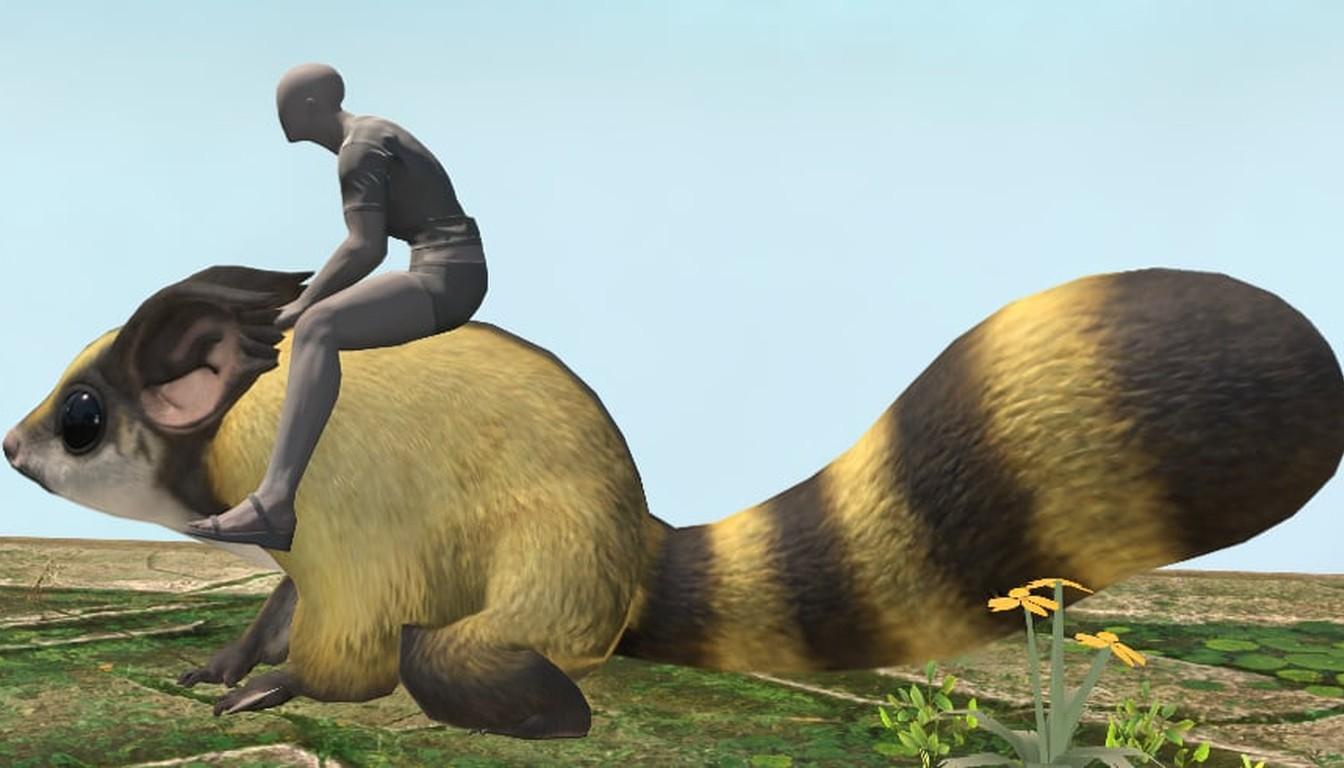 The Ty'aitya mount, a giant striped-tail flying squirrel