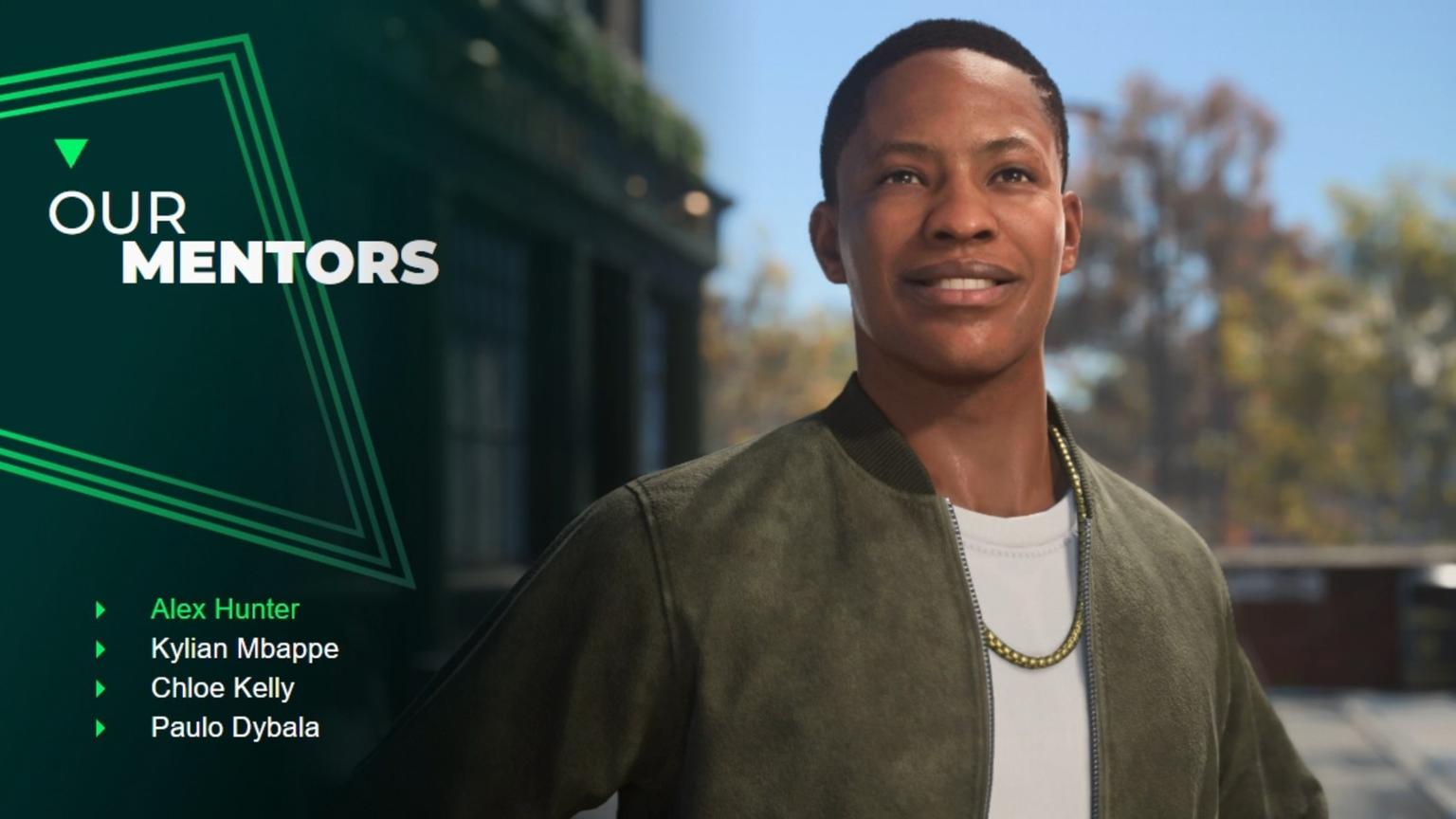 Наставники The Grounds: Alex Hunter, Mbappé, Kelly и Dybala