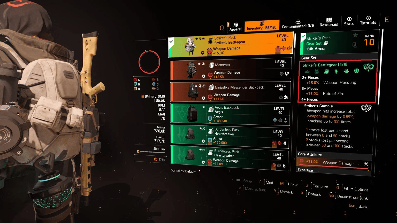 Gear Sets & Brand Sets