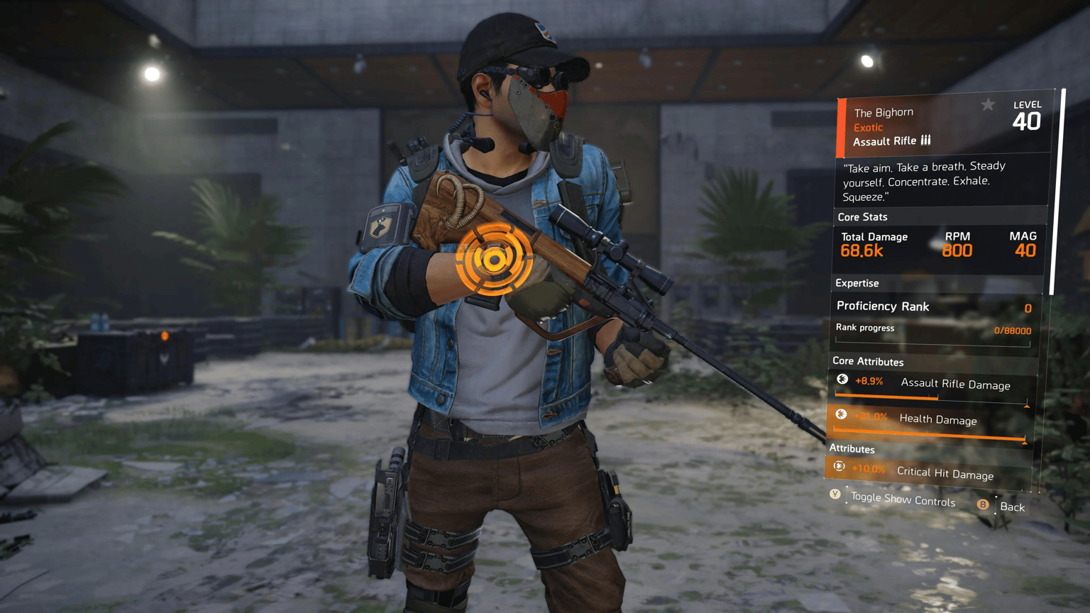 Bighorn Exotic Assault Rifle