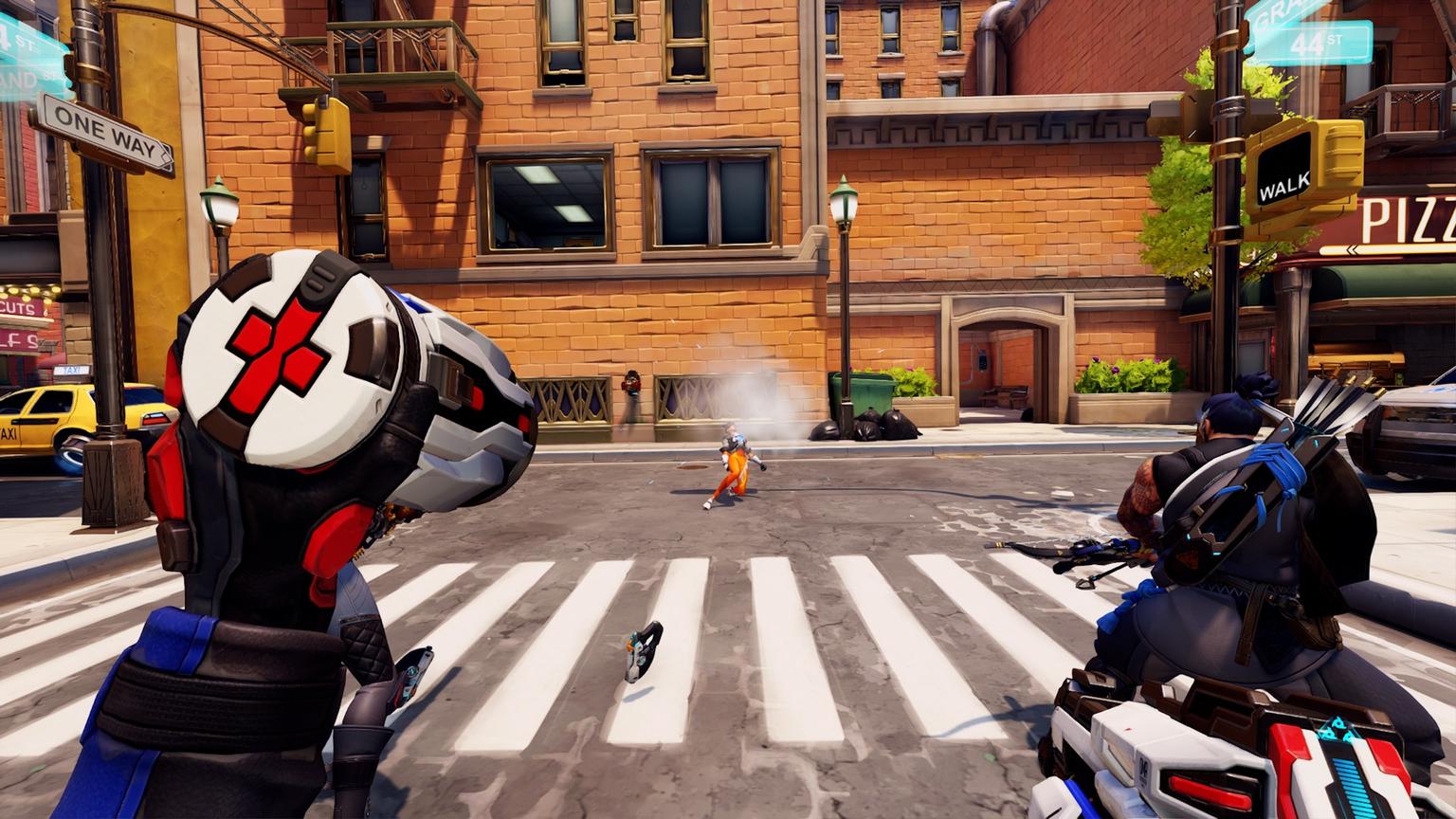 Soldier: 76 deploys the Biotic Field device beside an ally