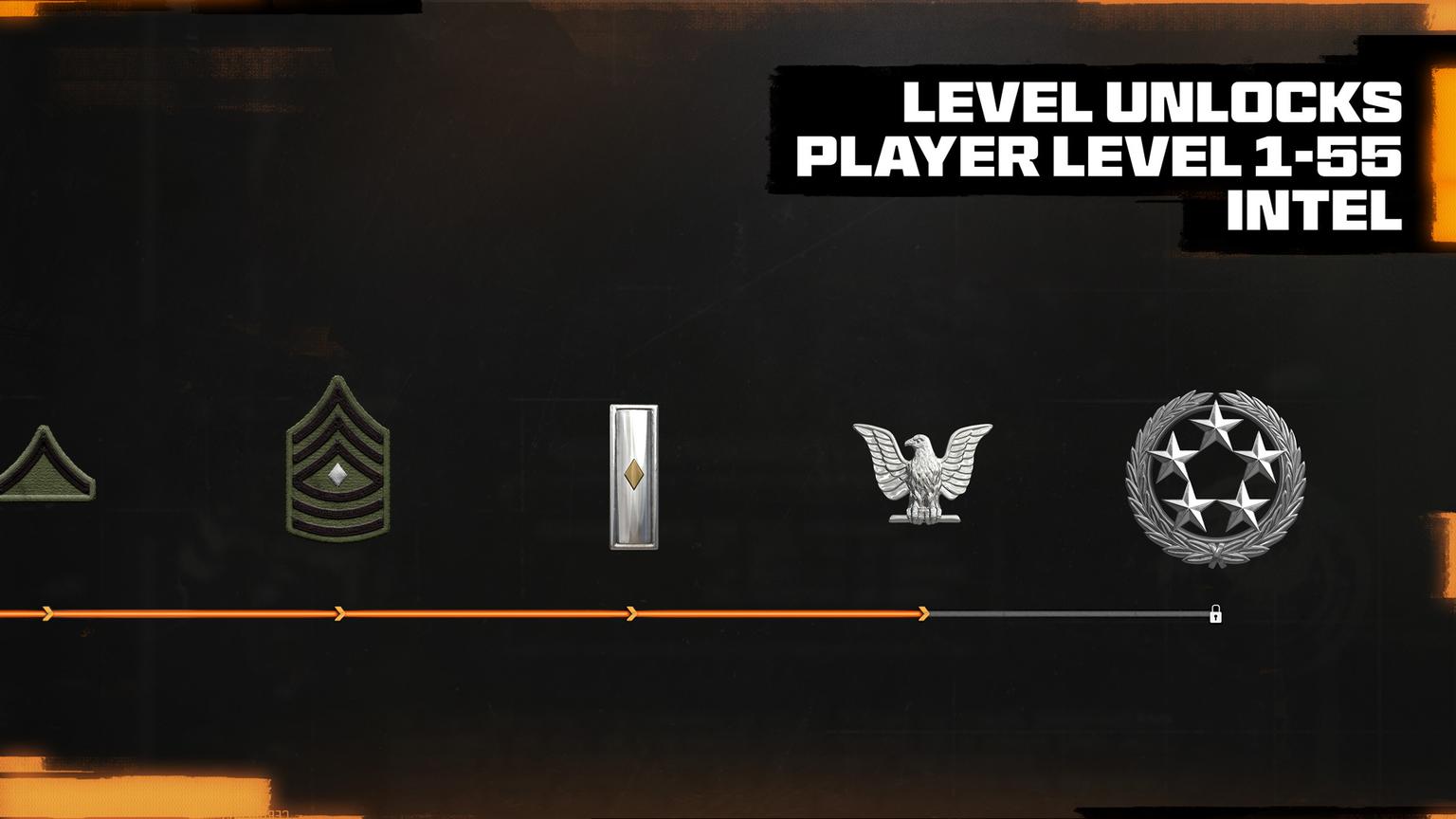 Progression & Levels Unlock