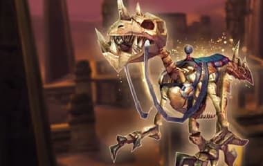 Fossilized Raptor Mount background