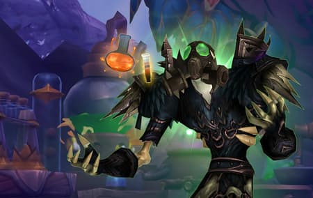 Alchemy leveling background