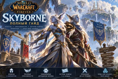 WoW Forever Skyborne Guide - Classes, Racials, Zephras Isle & Leveling
