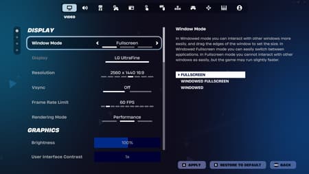 Fortnite Settings for PC and Console: Stability and Control