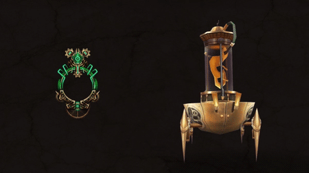 Teganze Warrior Portrait Frame and Bat pet (season 21) background