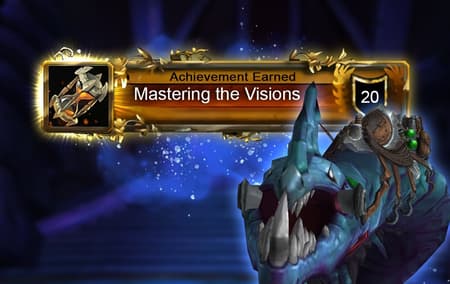 Mastering the Visions background
