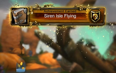 Siren Isle Flying background