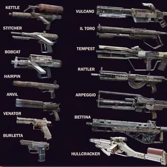 Best weapons