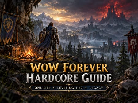 WoW Forever Hardcore Guide - Rules, Death, Leveling 1-60 & Legacy