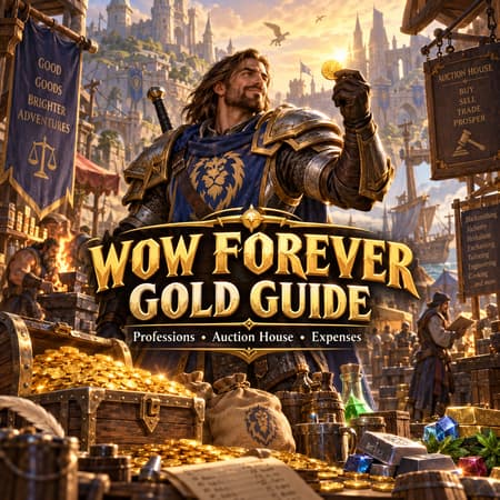 WoW Forever Gold Guide - Making Gold, Professions, Auction House & Expenses