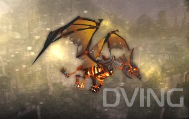 Smoldering Ember Wyrm background