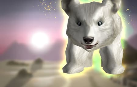 Baby Blizzard Bear background