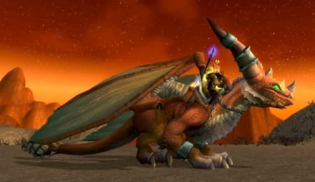 Reins of the Blazing Drake background