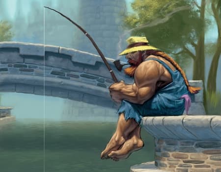 Fishing leveling image