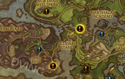 World Quests background