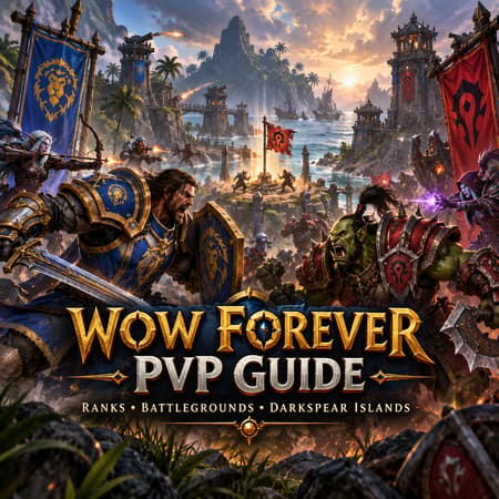 WoW Forever PvP Guide - Ranks, Battlegrounds, Darkspear Islands & Rewards