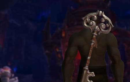 Silver Coffer Key background