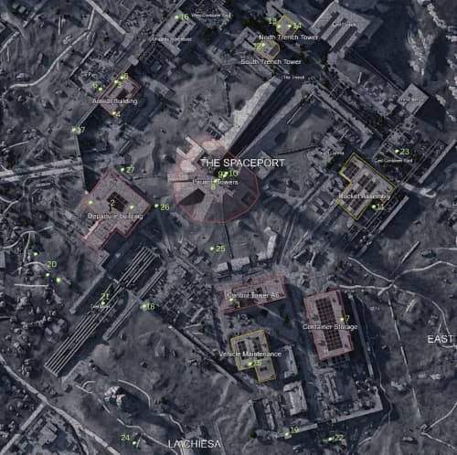 Все локации хранения оружия