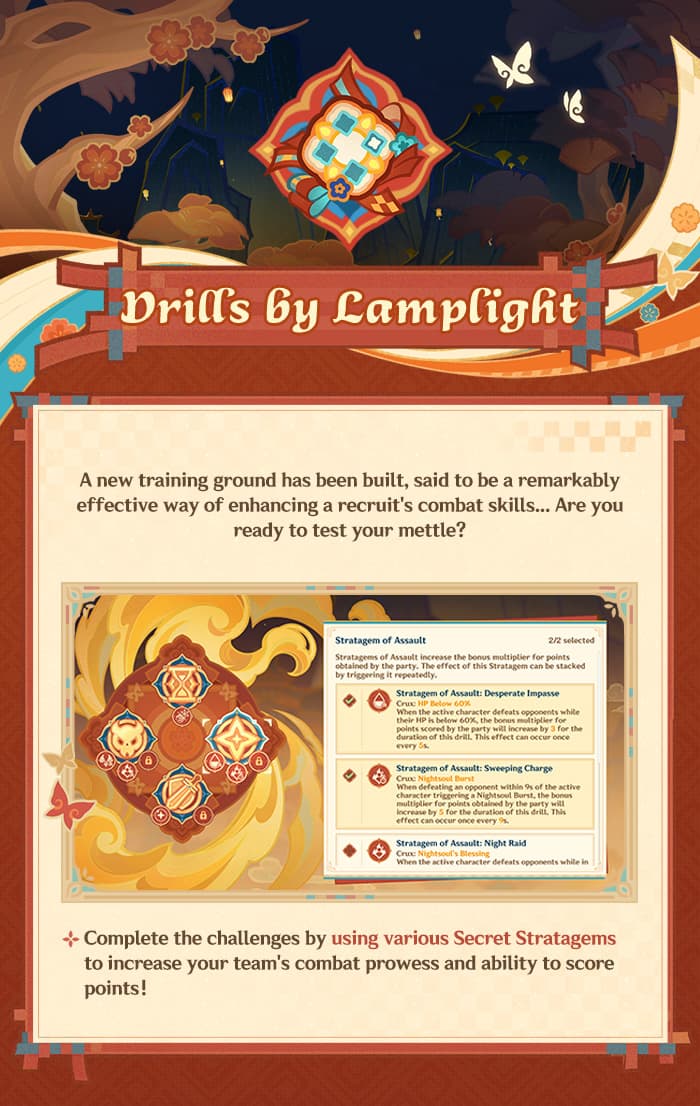 Официальное объяснение Drills by Lamplight и Secret Stratagems